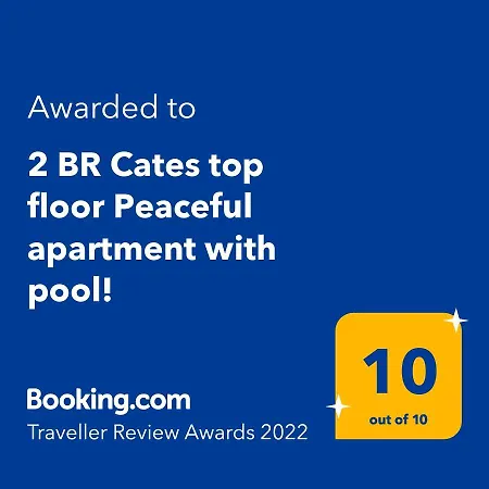 2 Bedroom Cates Top Floor Peaceful With Pool! Апартаменты Пафос